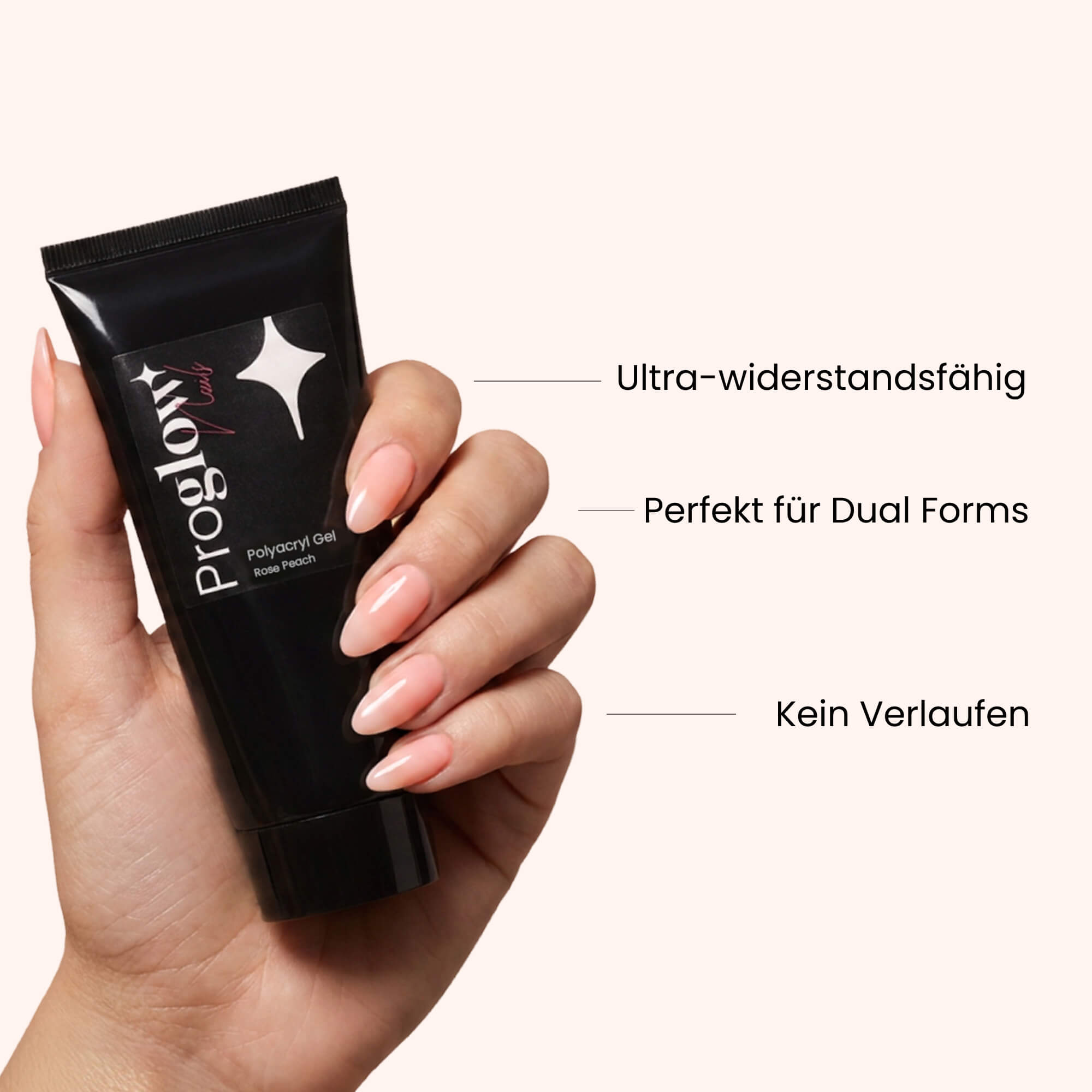 Polyacryl Gel Rose Peach 50ml