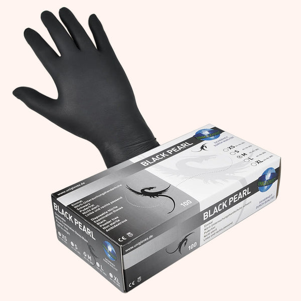 nitril handschuhe schwarz norma Nitril Handschuhe schwarz Hygiene von Unigloves