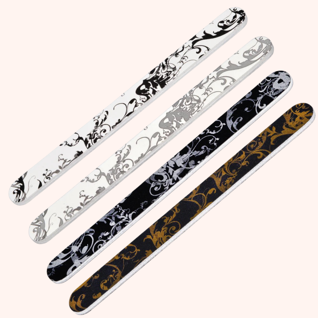 Ornamentfeile schwarz auf weiss (240/240)