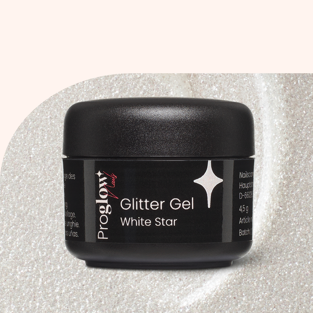 Glitter Gel  White Star