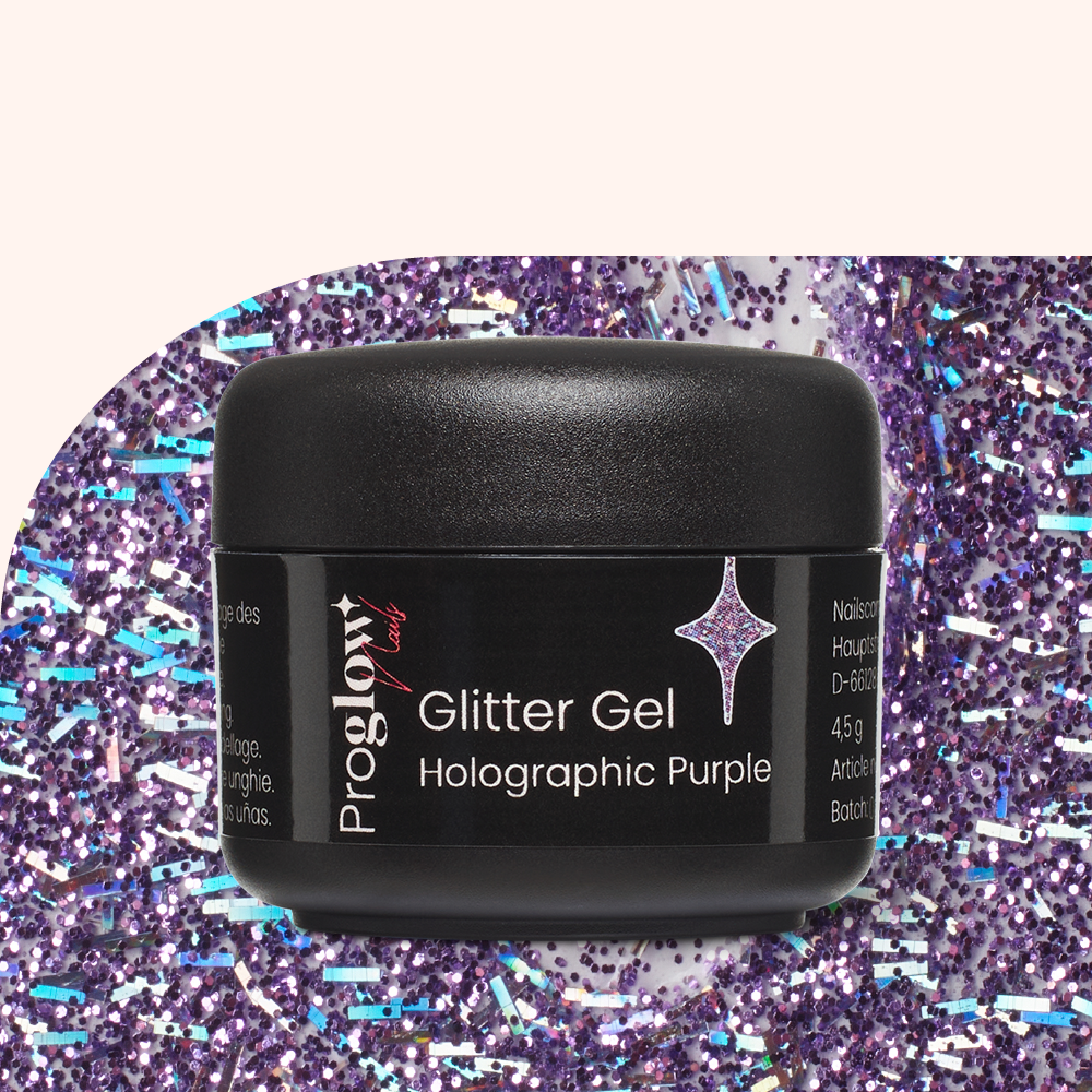 Glitter Gel Holographic Purple