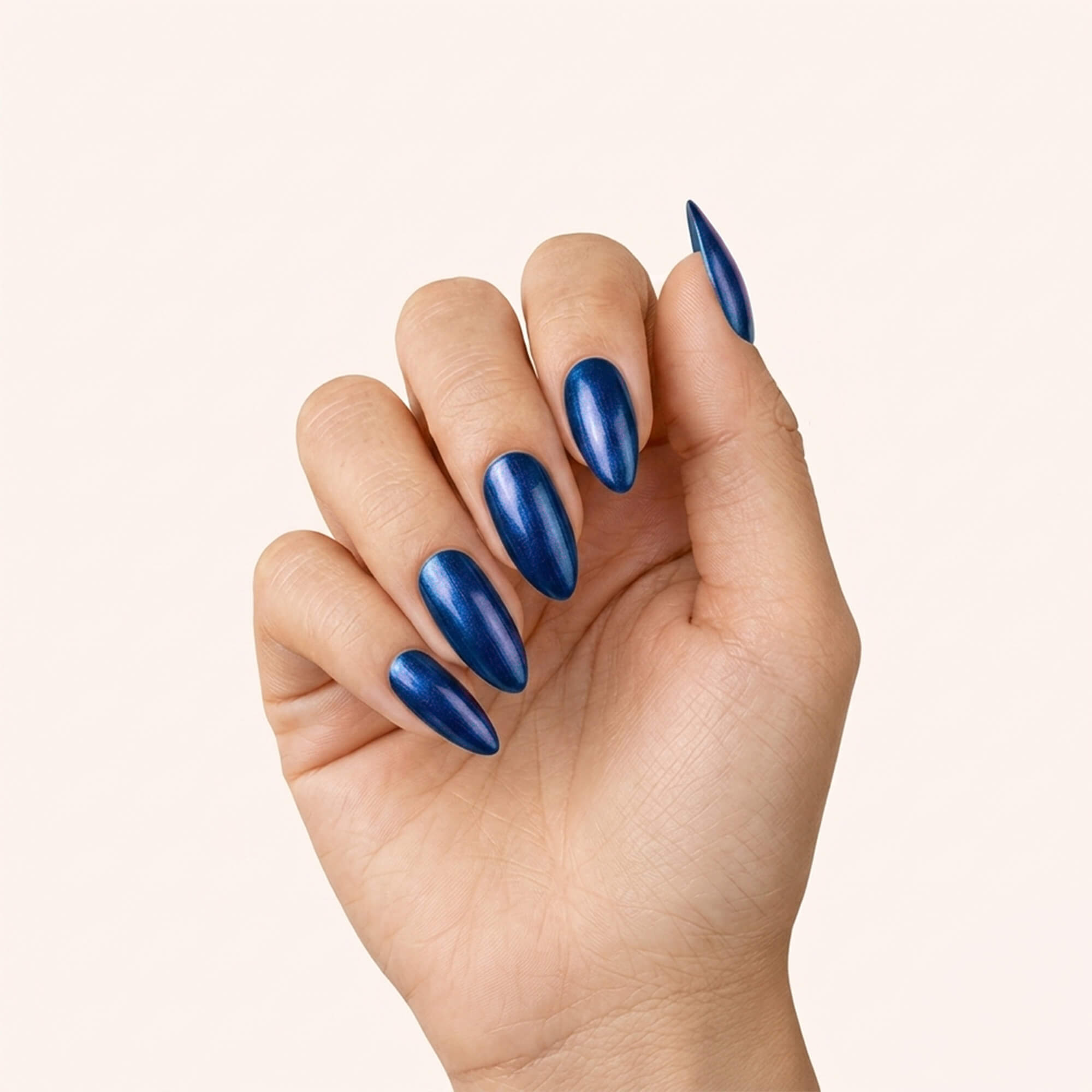 Gel Polish Shellac Metallic Blue