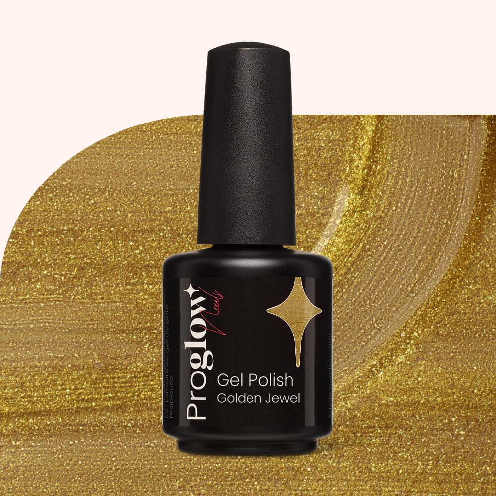 Gel Polish Shellac Golden Jewel