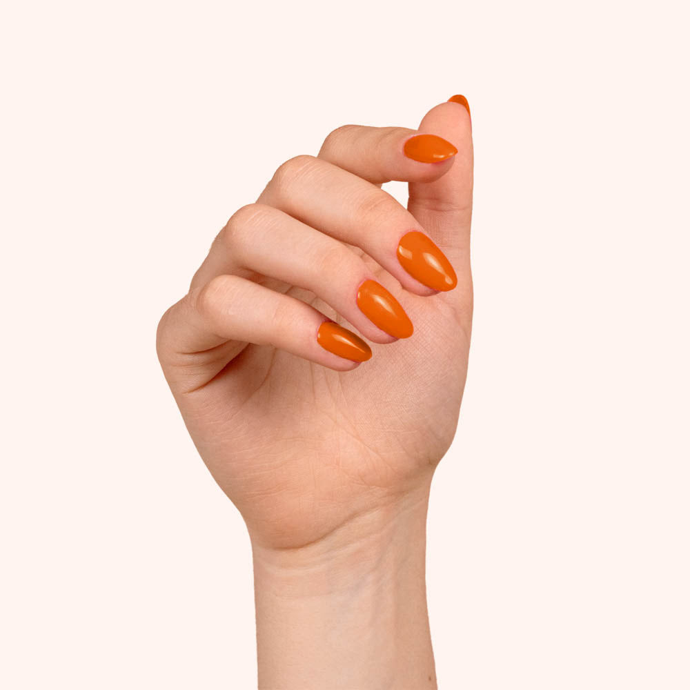 Gel Polish Shellac Florida Orange