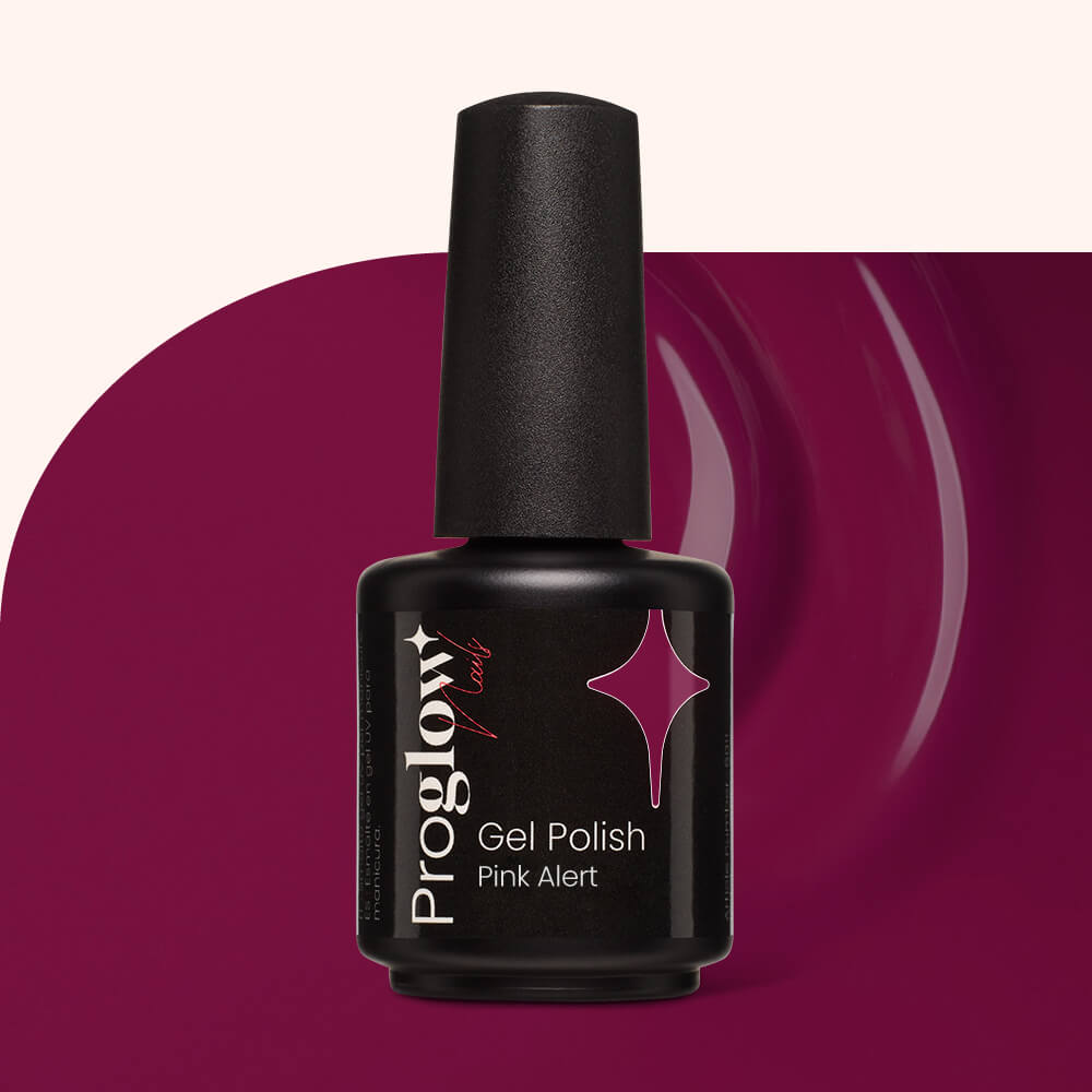 Gel Polish Shellac Pink Alert