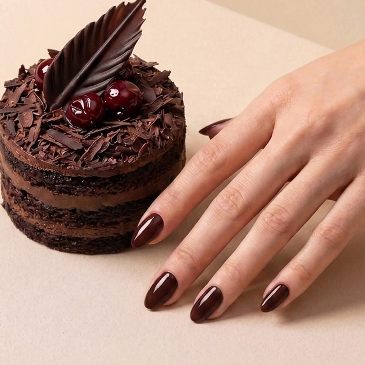Gel Polish Shellac Chocolate Kiss