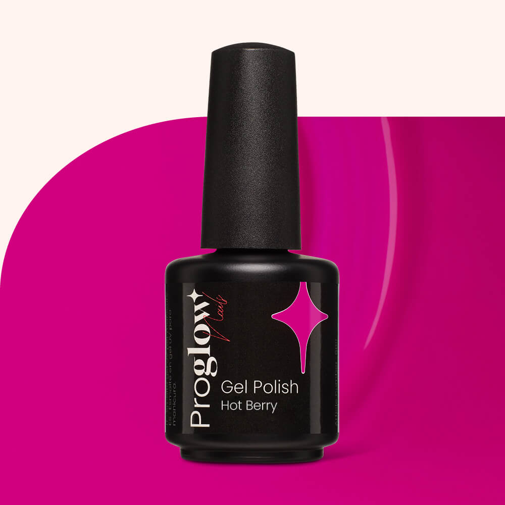 Gel Polish Shellac Hot Berry