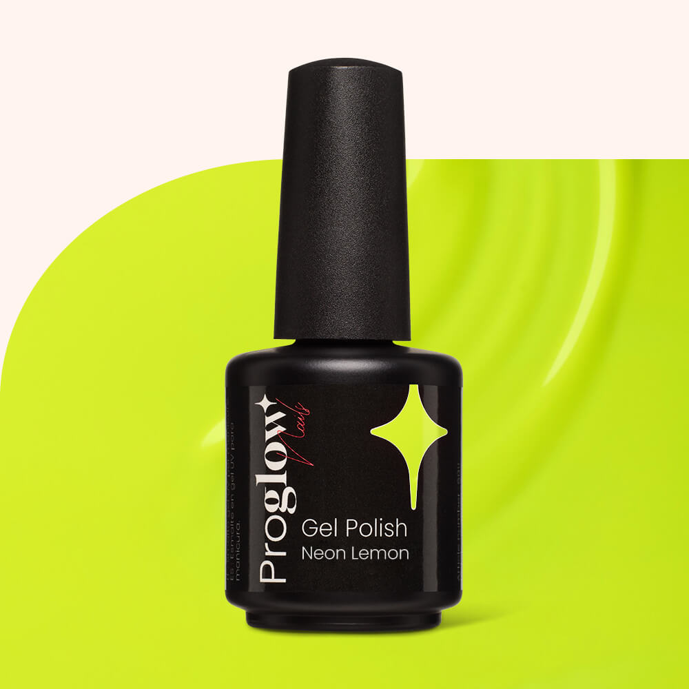 Gel Polish Shellac Neon Lemon