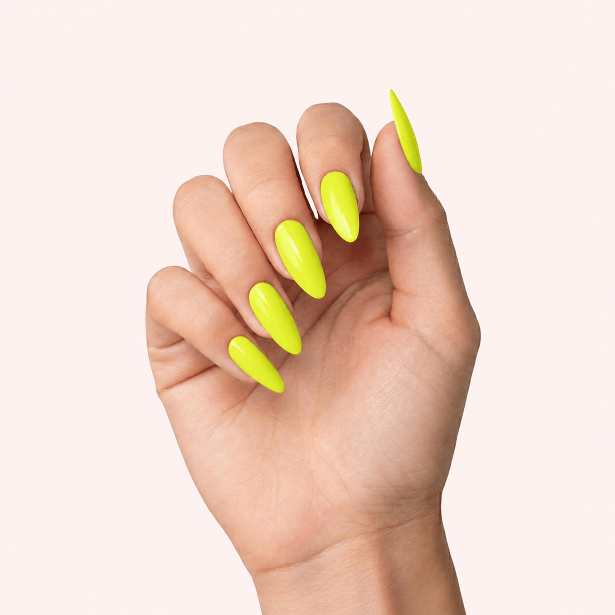 Gel Polish Shellac Neon Lemon