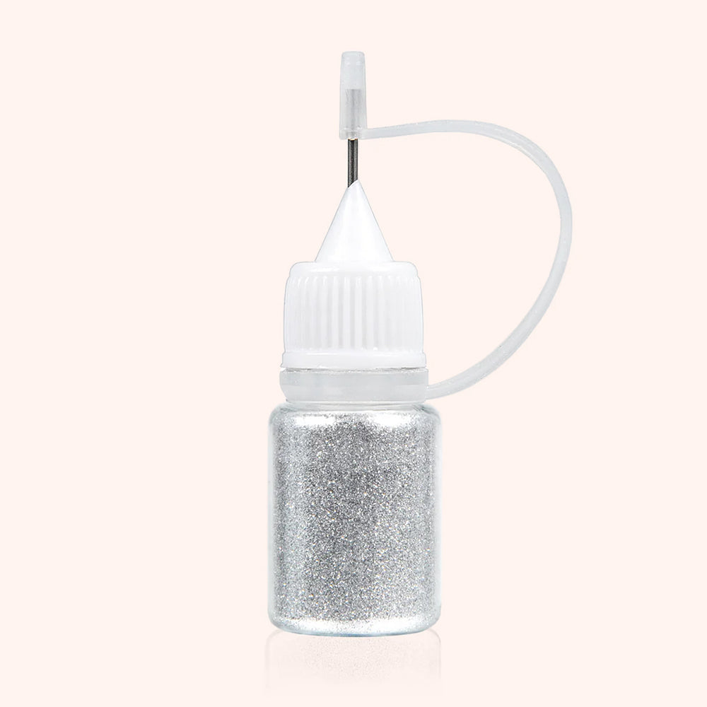 Glitter Superfein im Flacon - Silver