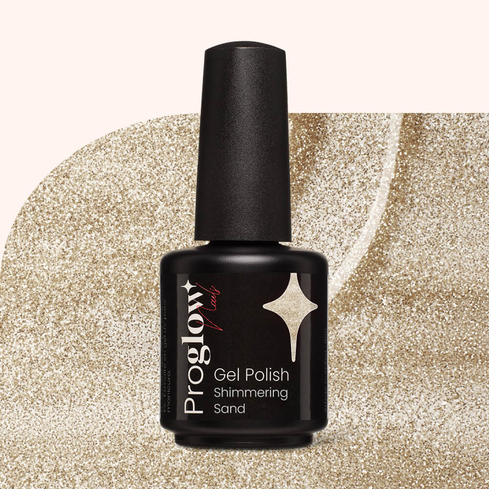 Gel Polish Shellac Shimmering Sand