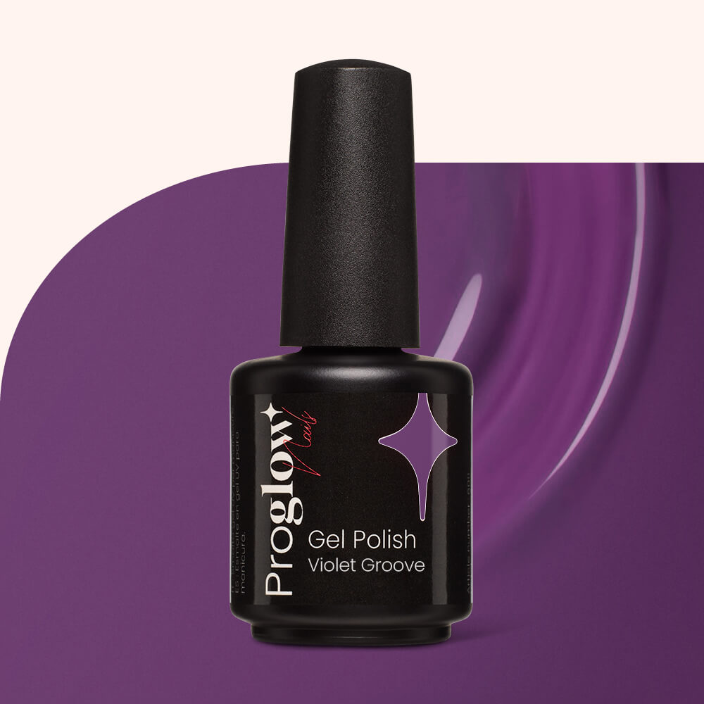 Gel Polish Shellac Violet Groove
