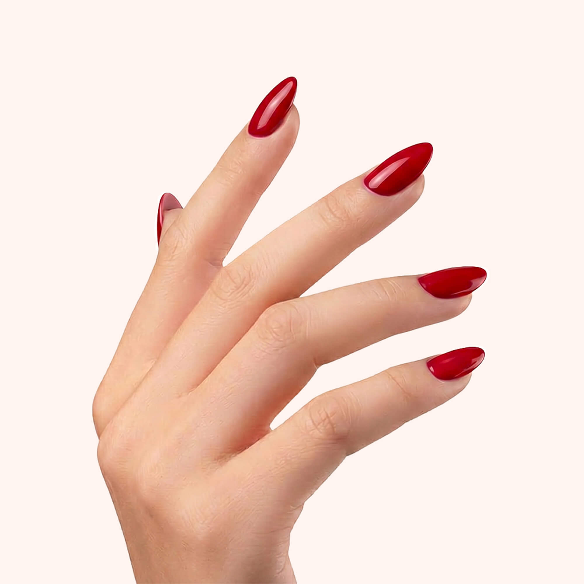 Gel Polish Shellac Red Ginger