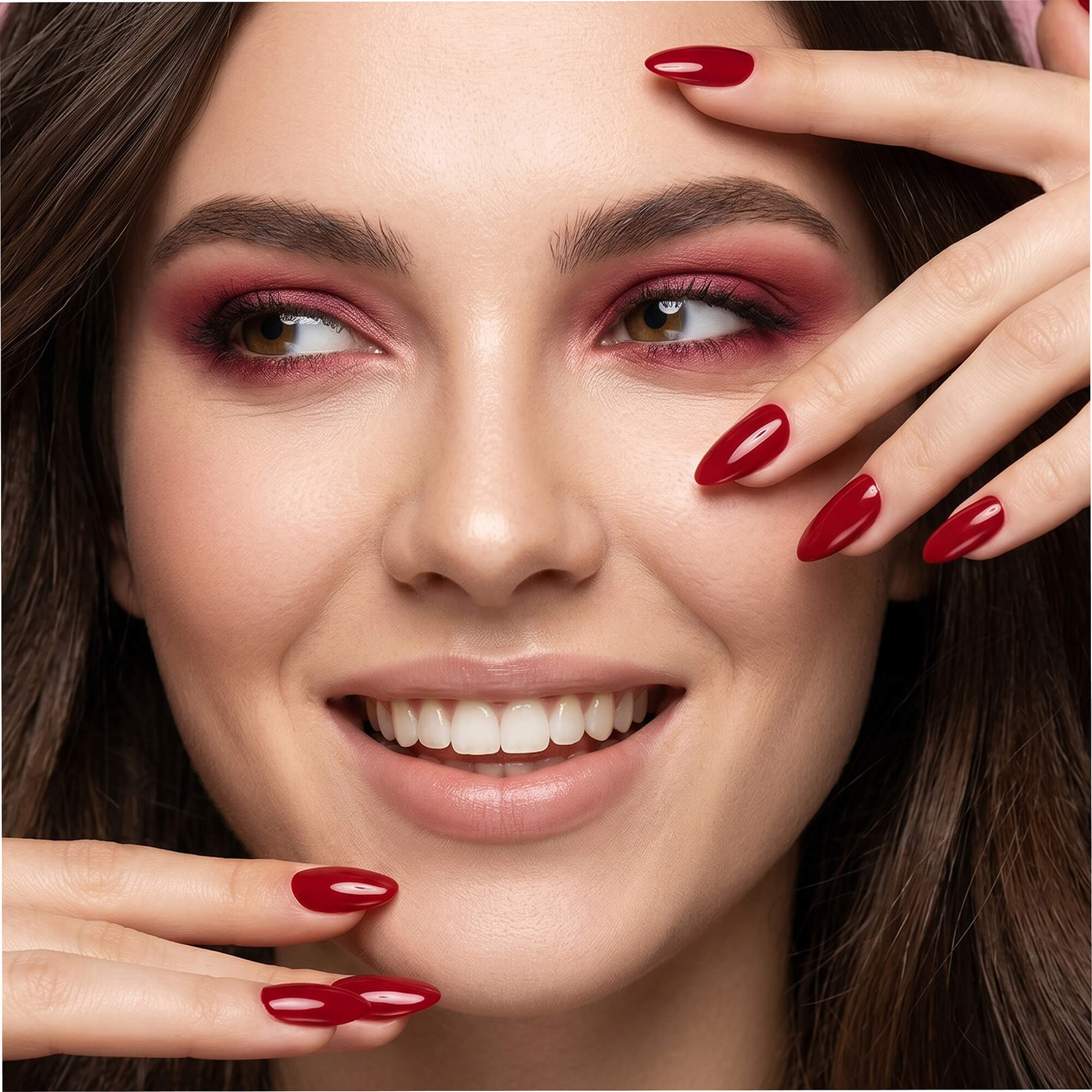 Gel Polish Shellac Red Ginger