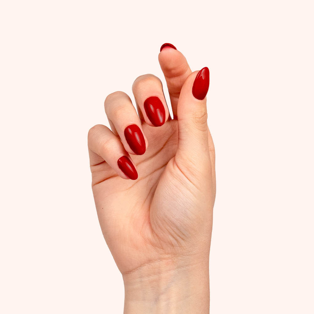 Gel Polish Shellac Red Ginger