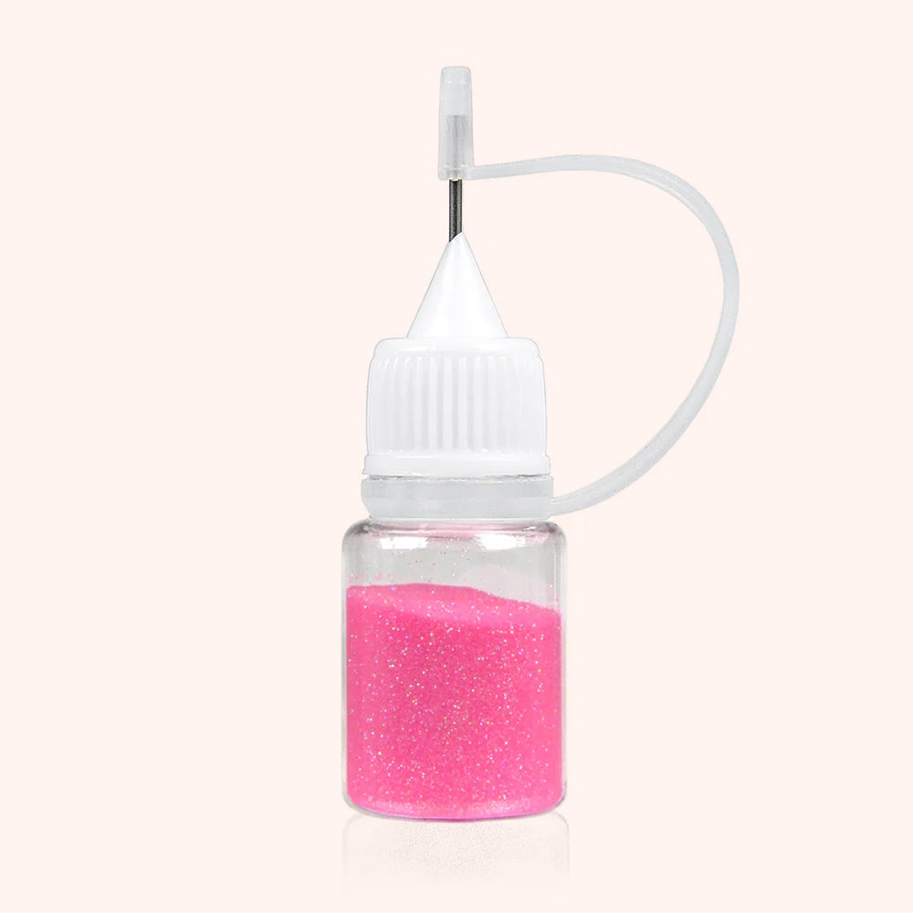 Glitter Superfein im Flacon - Hot Pink