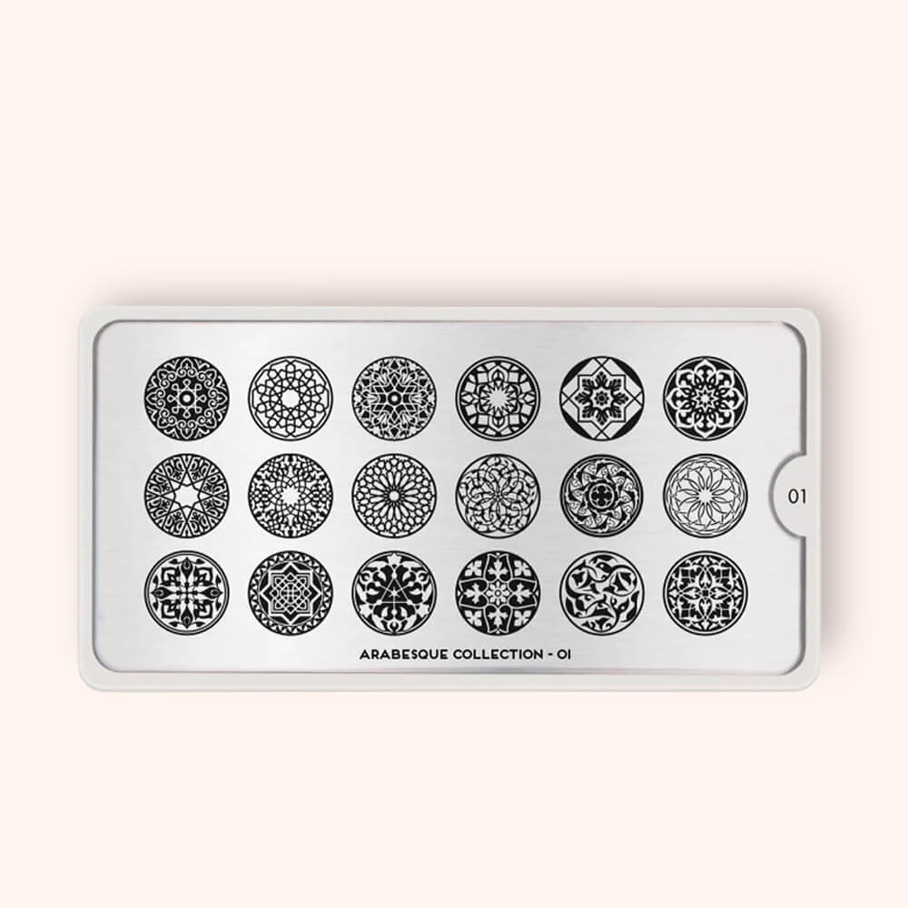 MoYou Stamping Plate Arabesque 01