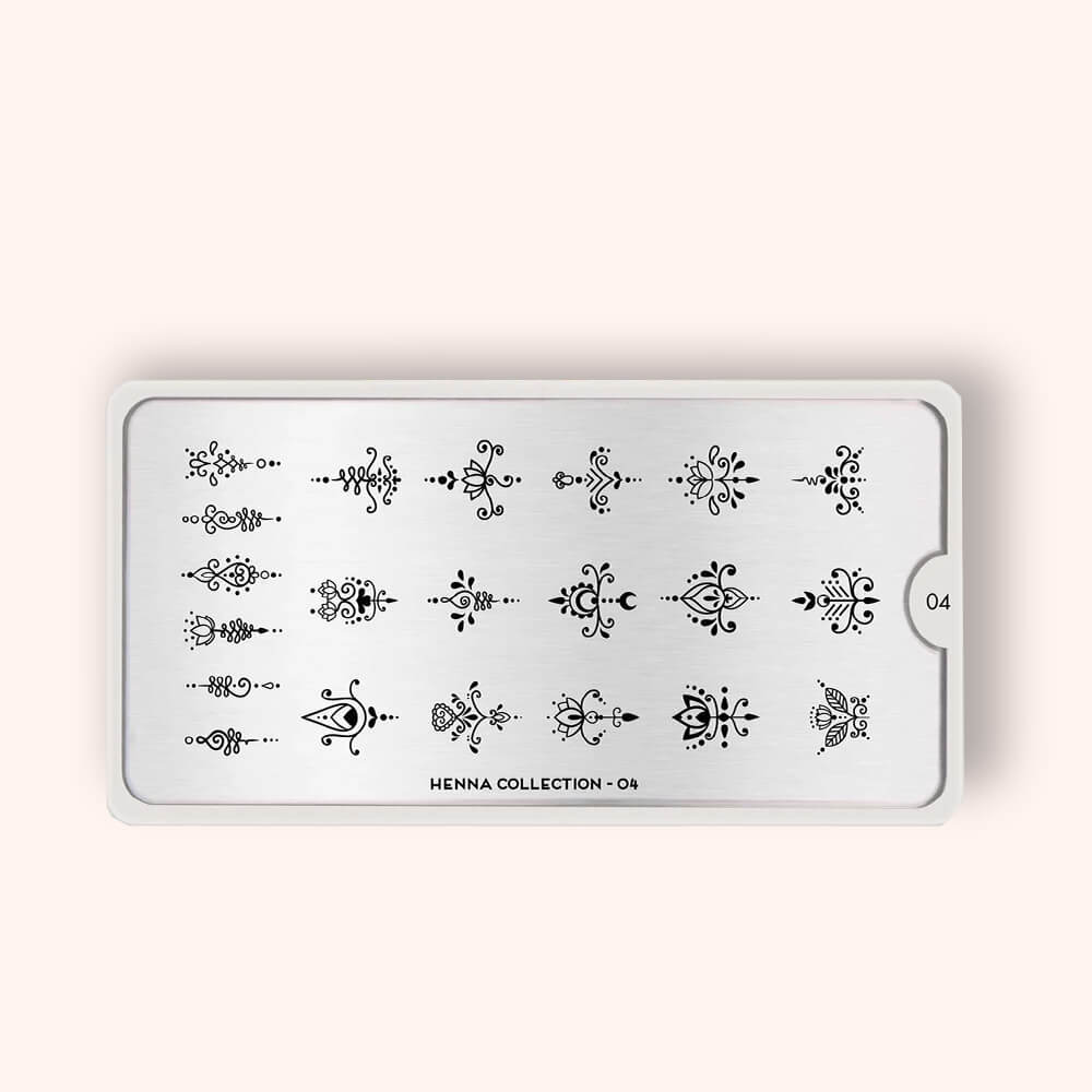 MoYou Stamping Plate Henna 04