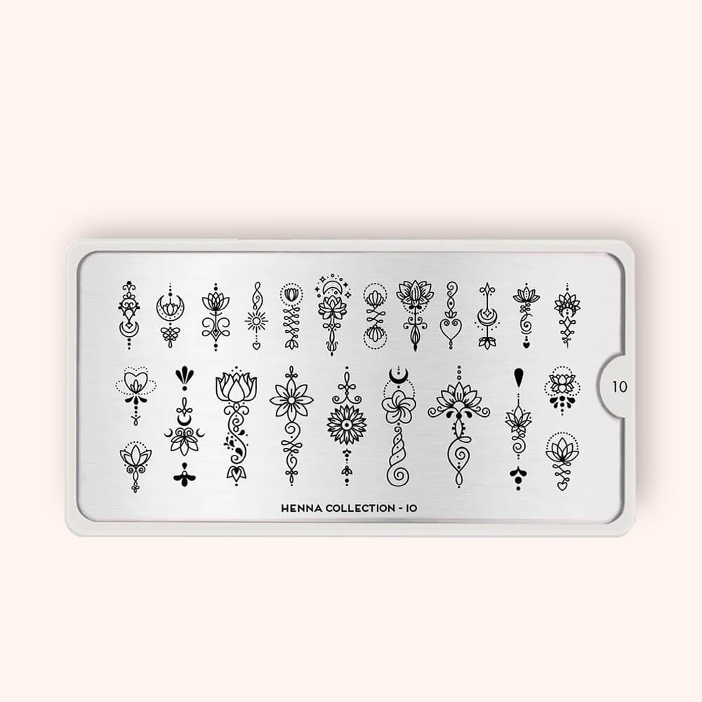 MoYou Stamping Plate Henna 10