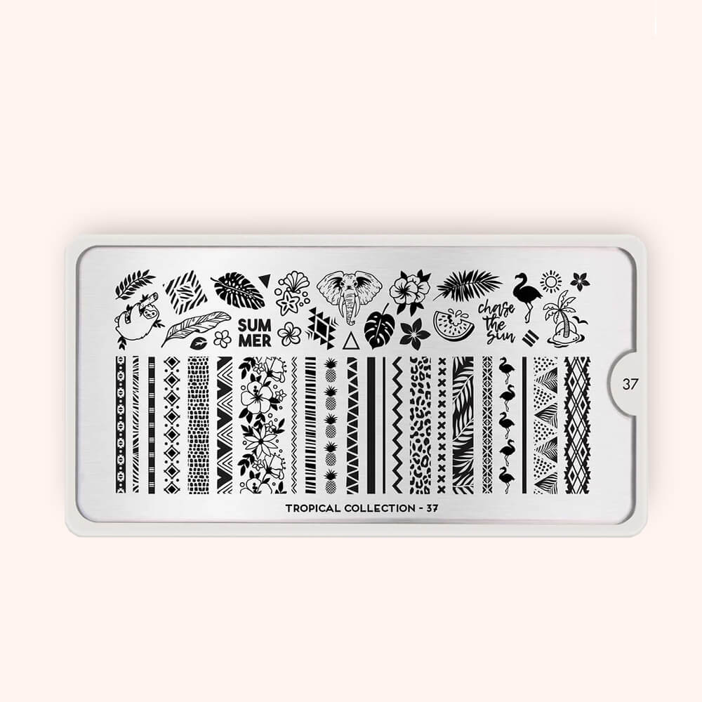 MoYou Stamping Plate Tropical 37