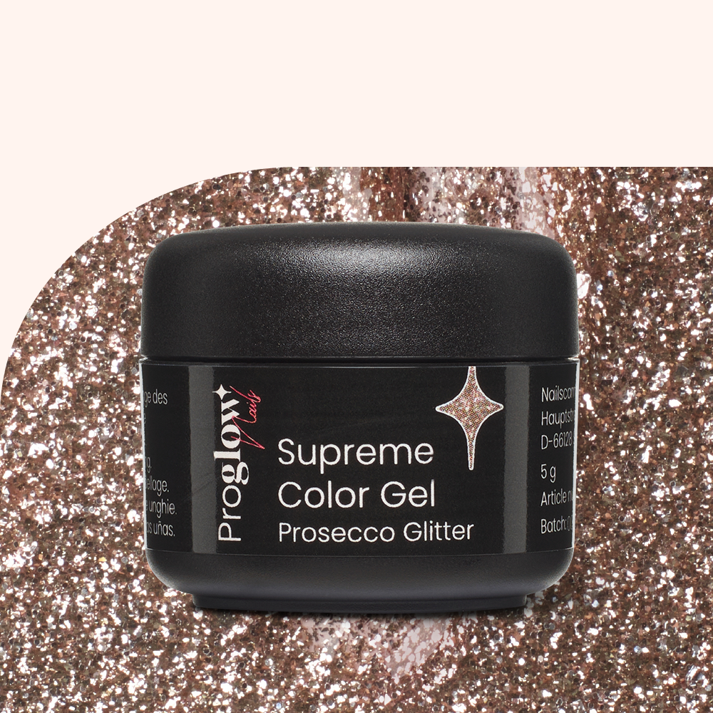 Supreme Color Gel Prosecco-Glitter