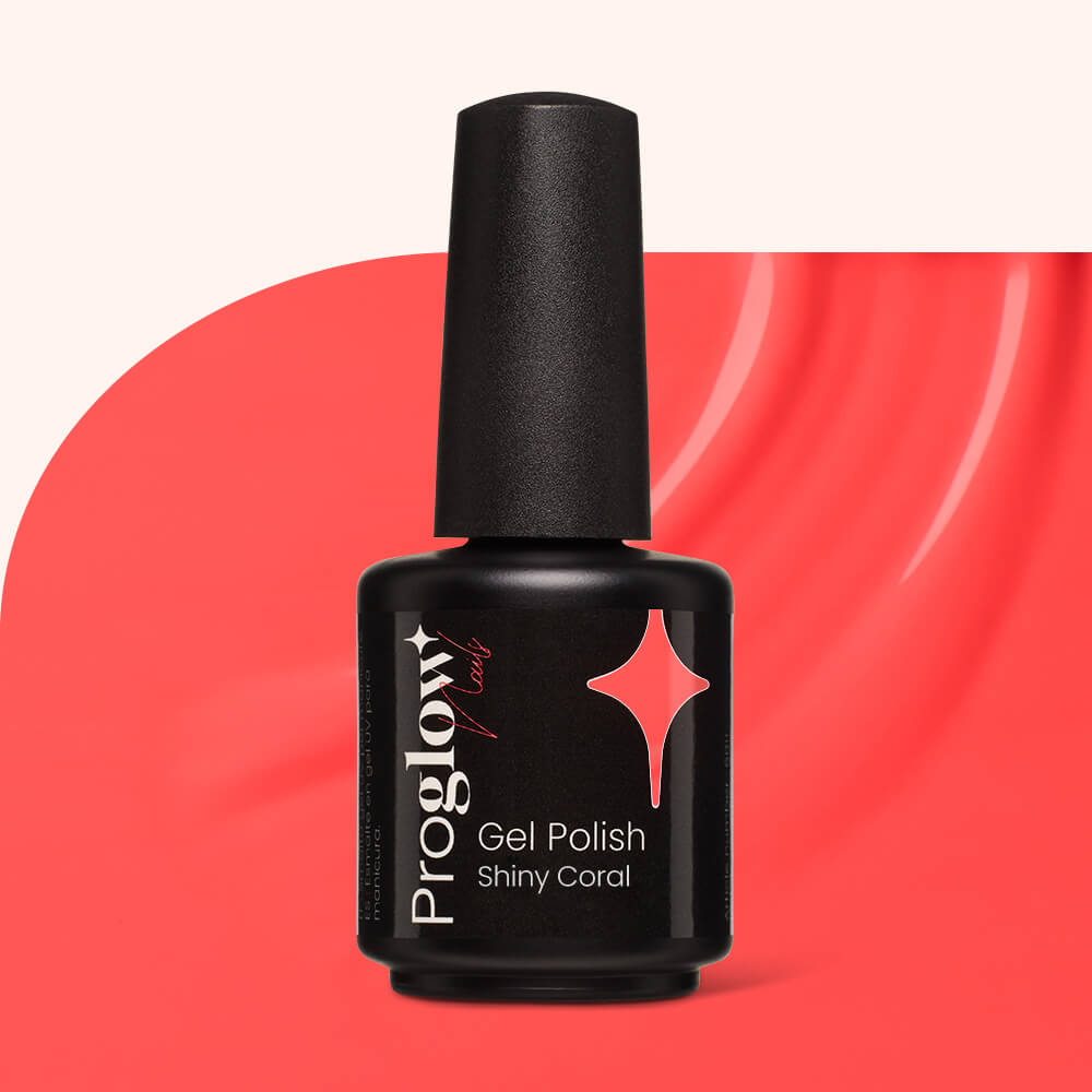 Gel Polish Shellac Shiny Coral