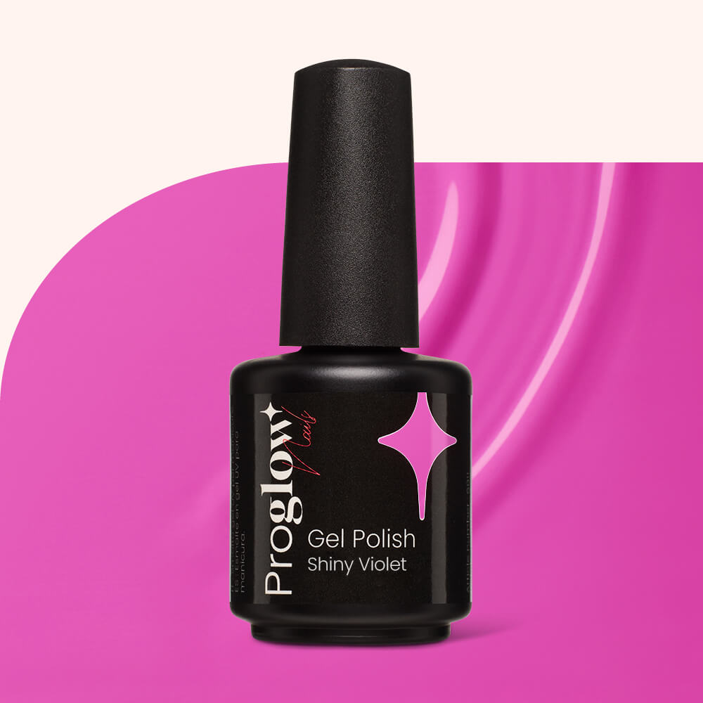 Gel Polish Shellac Shiny Violet