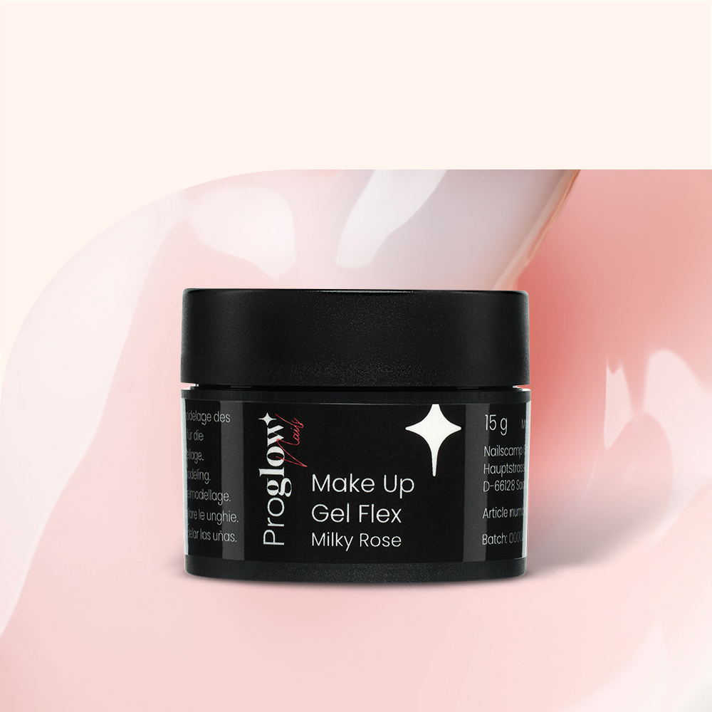 Make Up Gel Flex Milky Rose