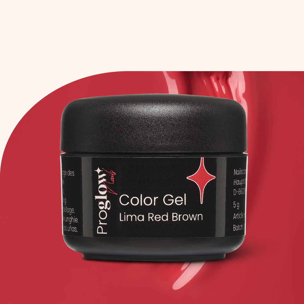 Color Gel Lima Red Brown