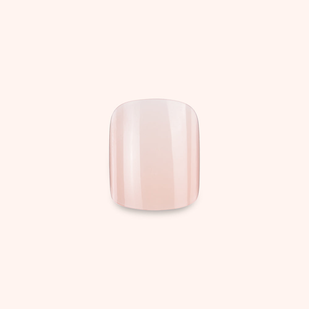 Soft Gel Nail Tips Short Square Shape Sweet Rose 120 in Tipbox 1