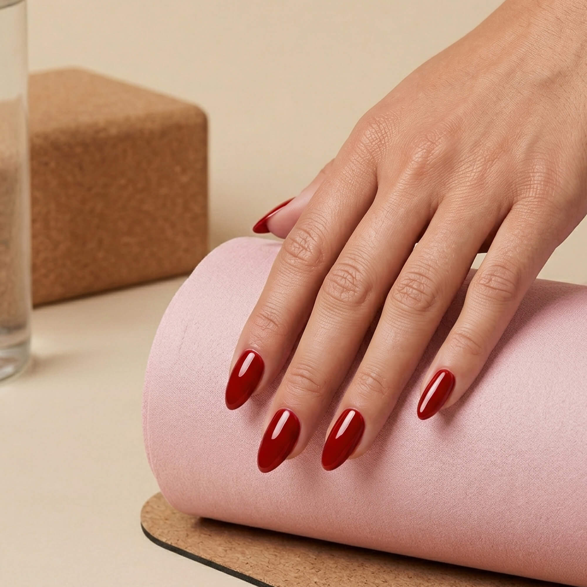 Gel Polish Shellac Cherry Red