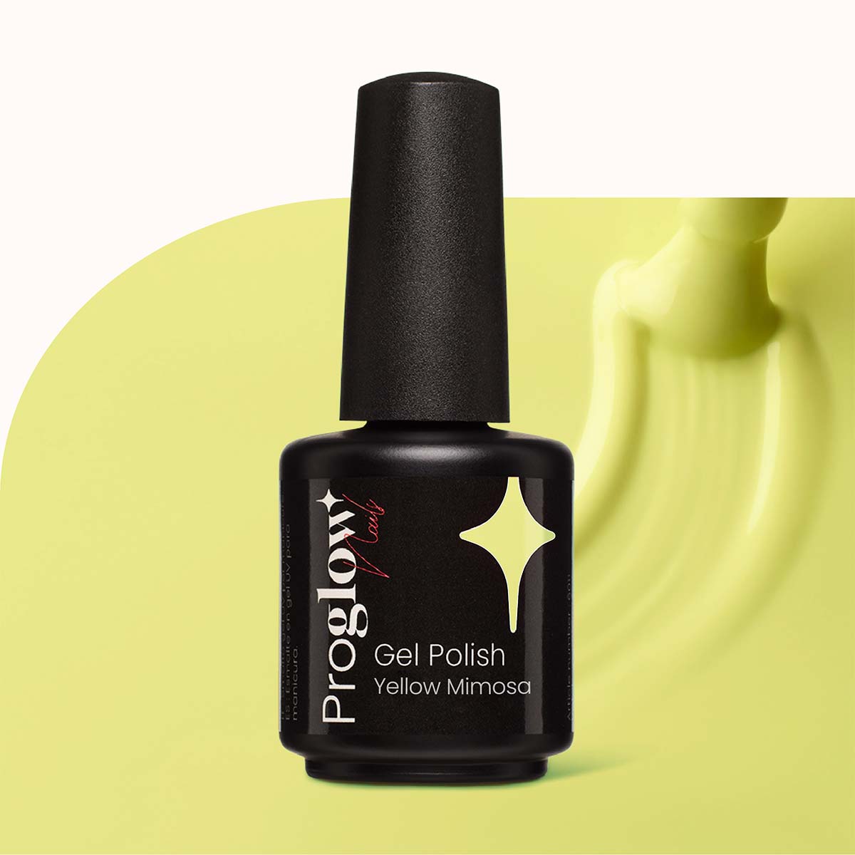 Gel Polish Shellac Yellow Mimosa