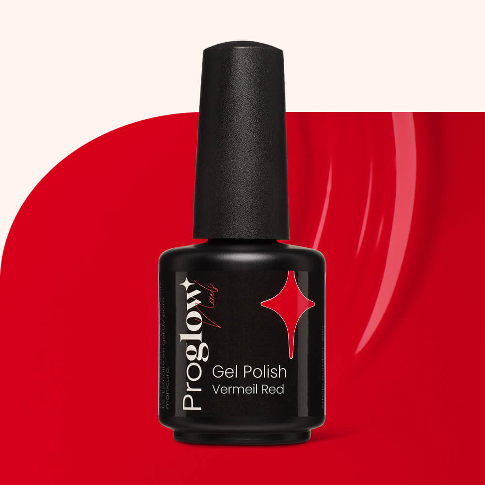 Gel Polish Shellac Vermeil Red