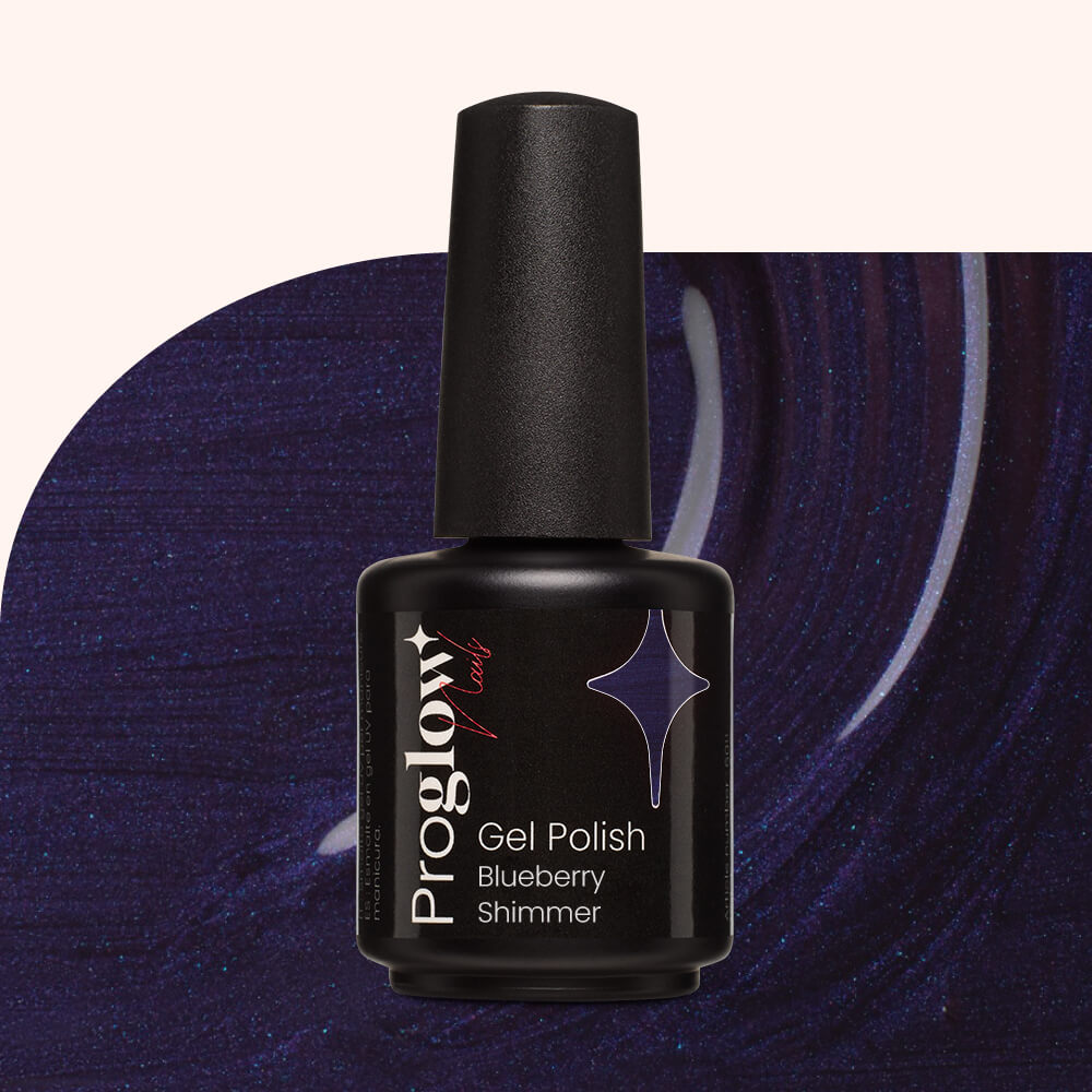 Gel Polish Shellac Blueberry Shimmer