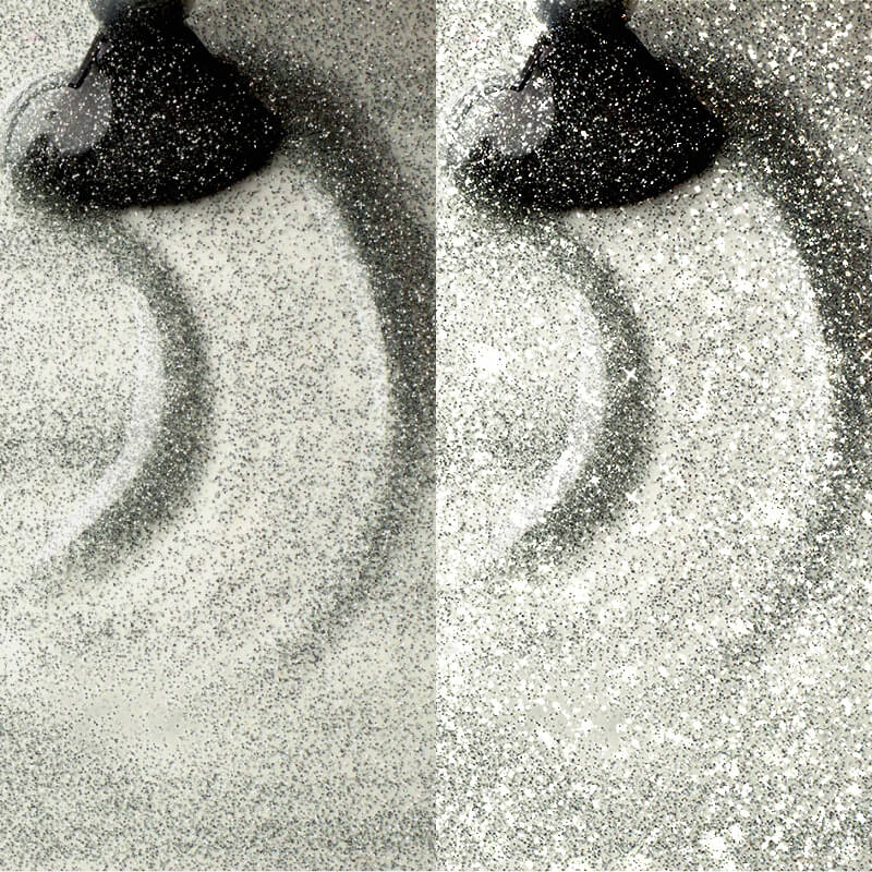 Gel Polish Flashing Silver Top Coat - No Wipe