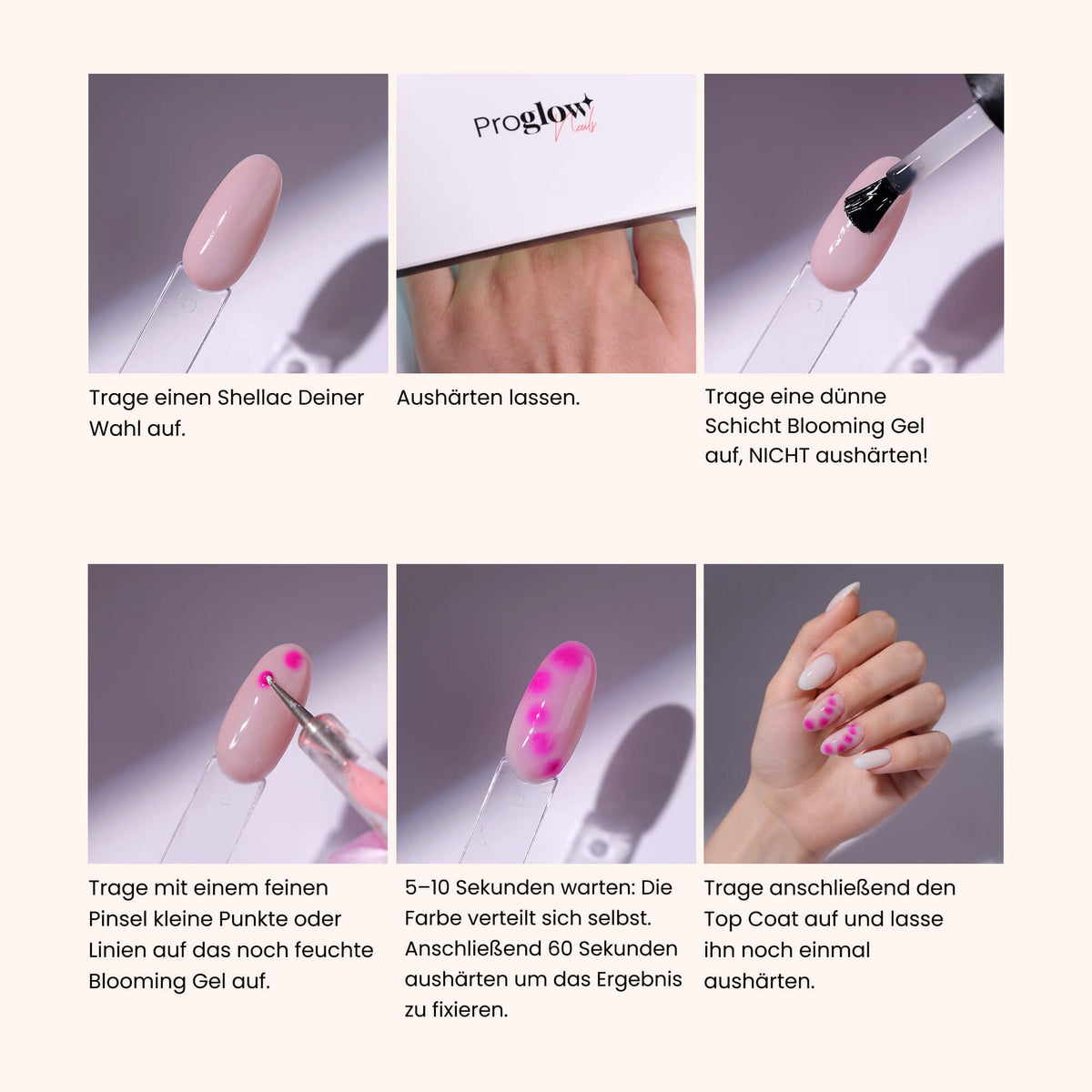 Blooming-Gel: Stylische Nailart ganz unkompliziert