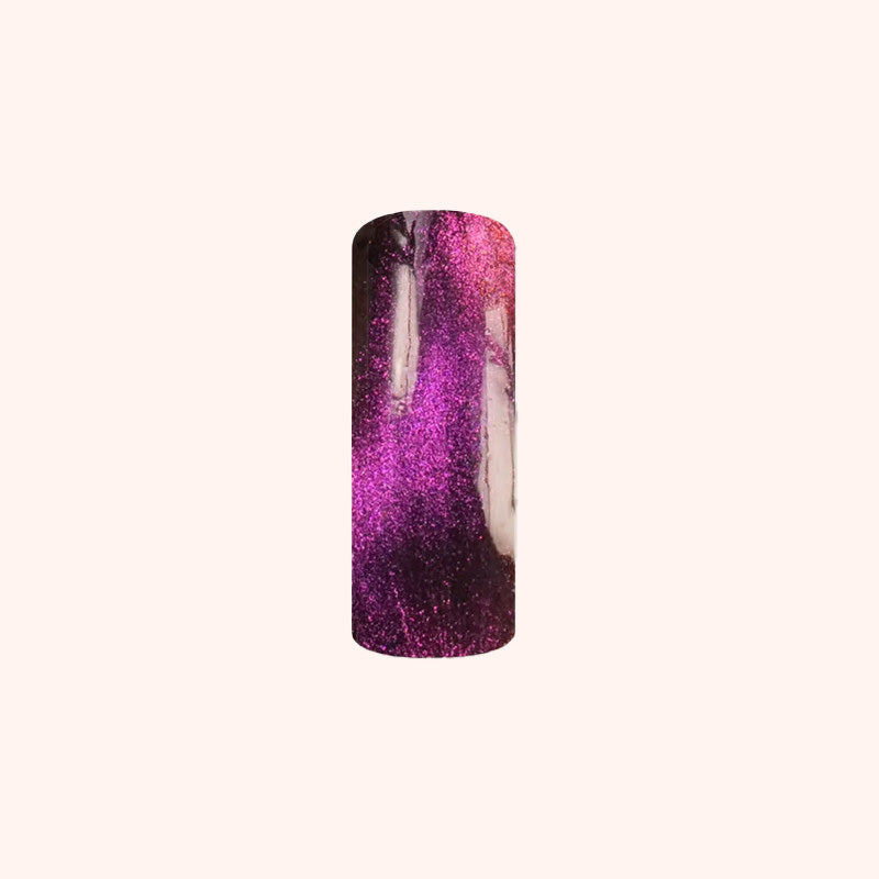 Gel Polish Shellac Cat-Eye 9D Pinkish Lilac