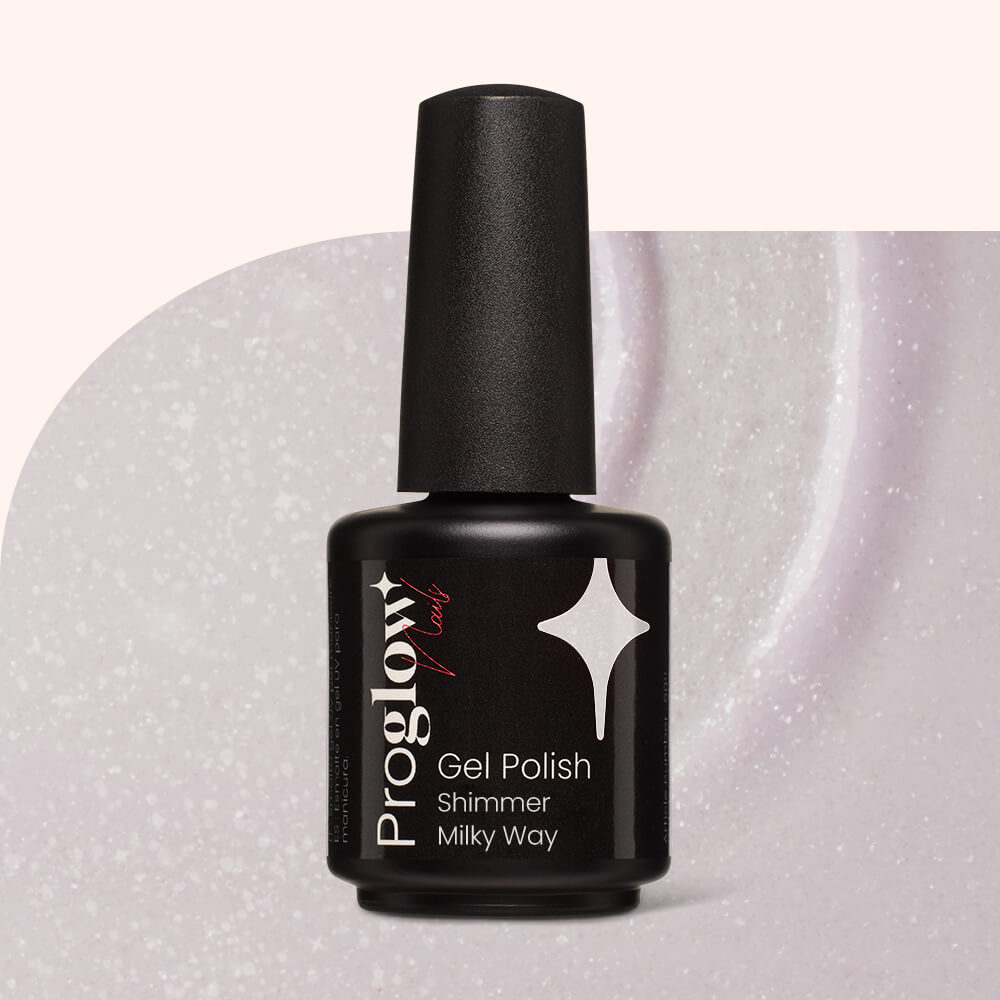 Gel Polish Shellac Shimmer Milky Way