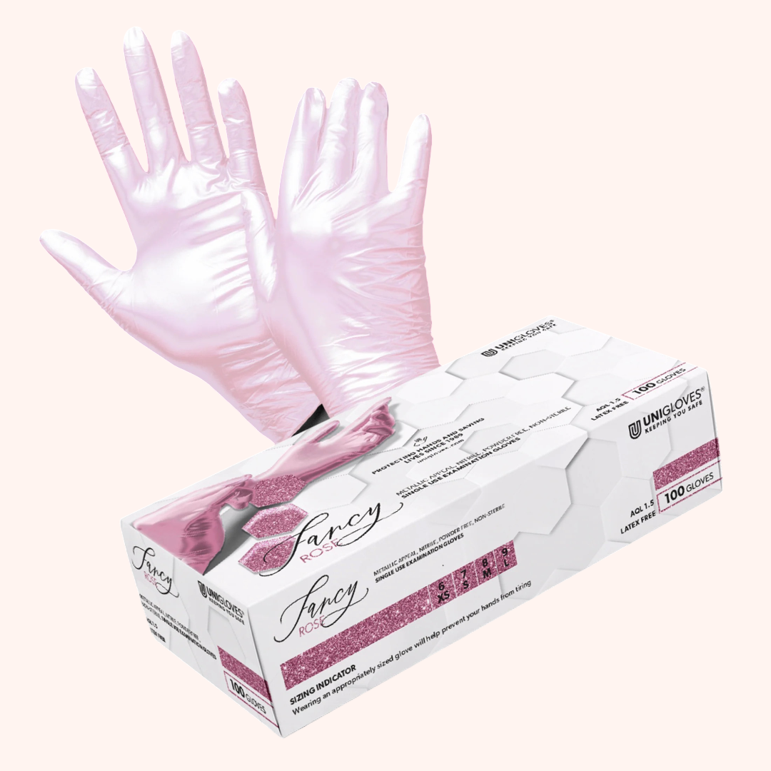 Handschuhe Pink Glamour 100 Stück