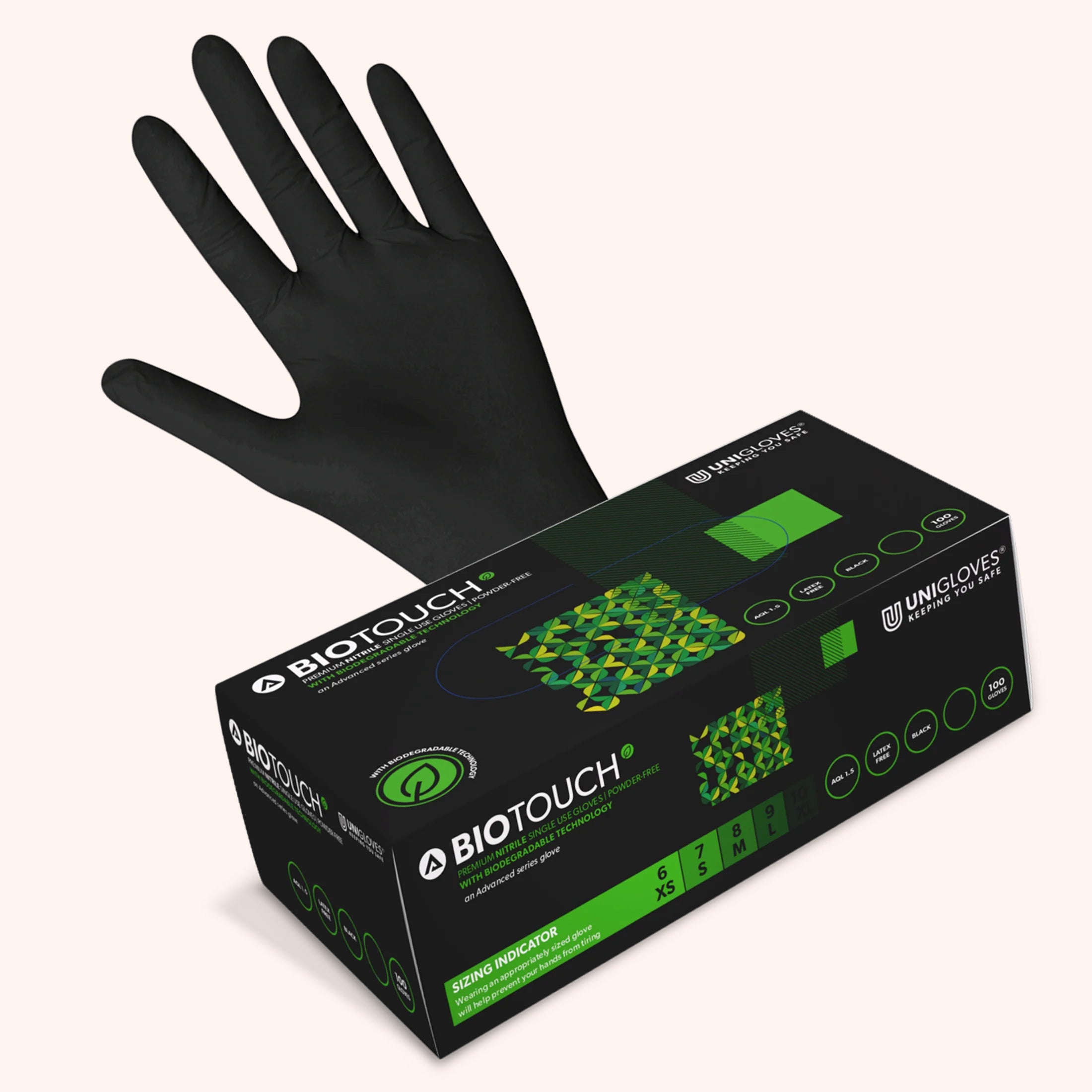 Handschuhe BioTouch Black 100 Stück