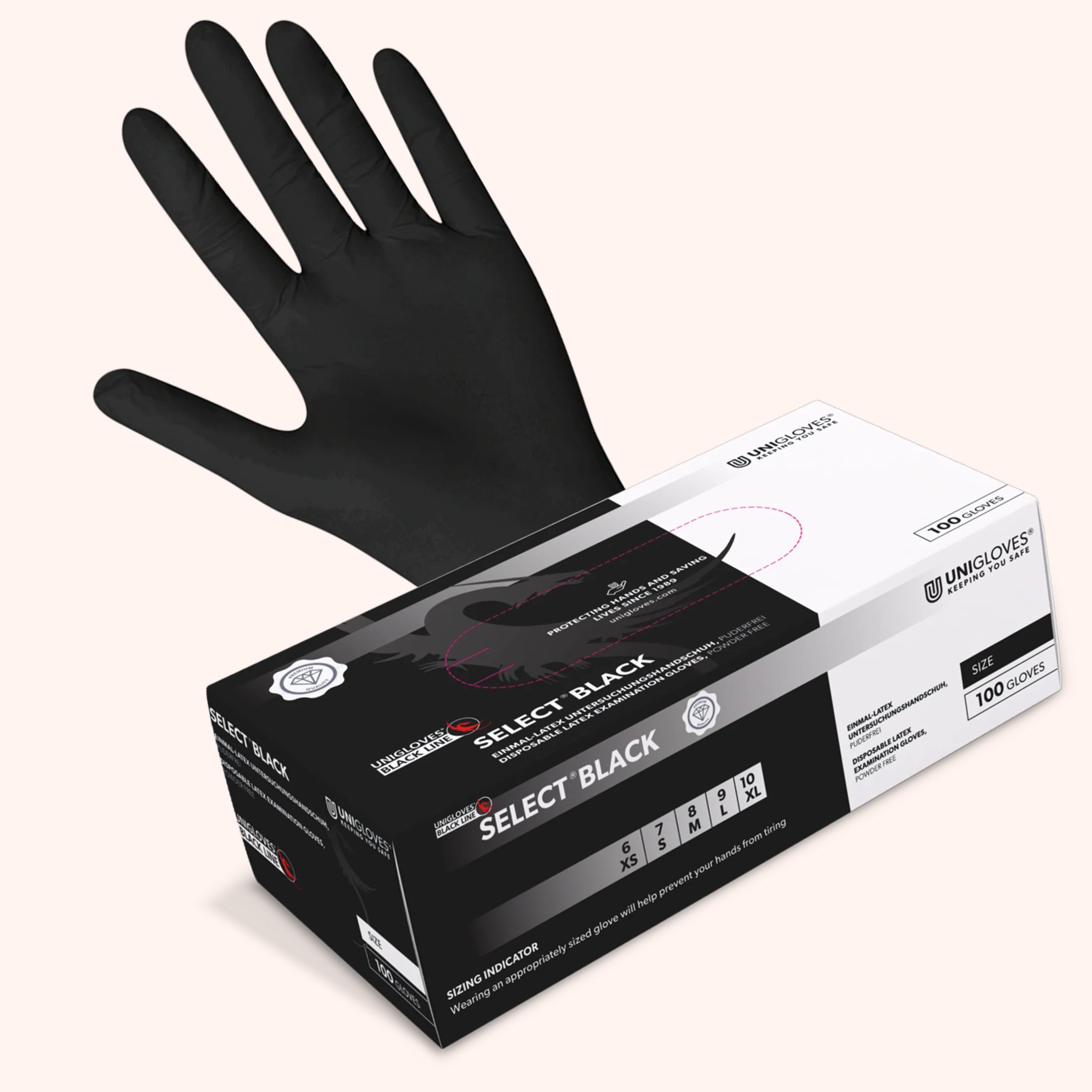 Handschuhe Premium Black 100 Stück