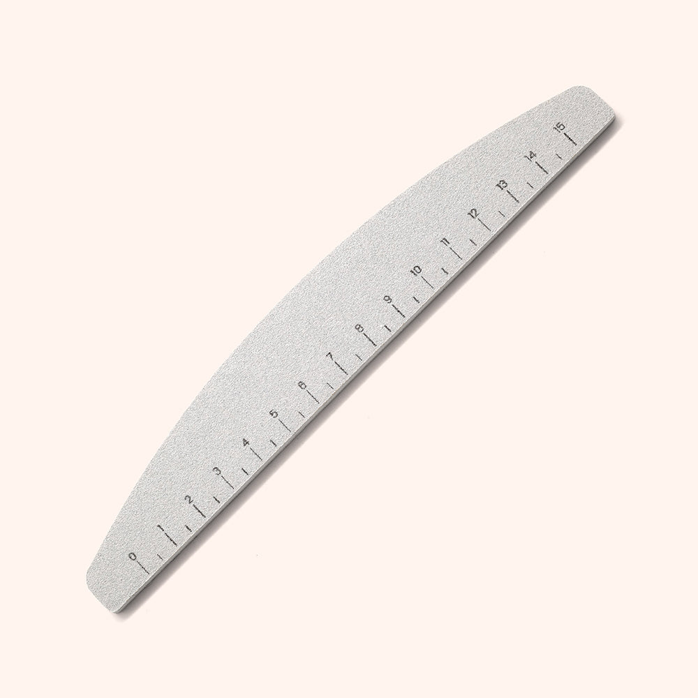 Nagelfeile weiss Halfmoon (100/180)