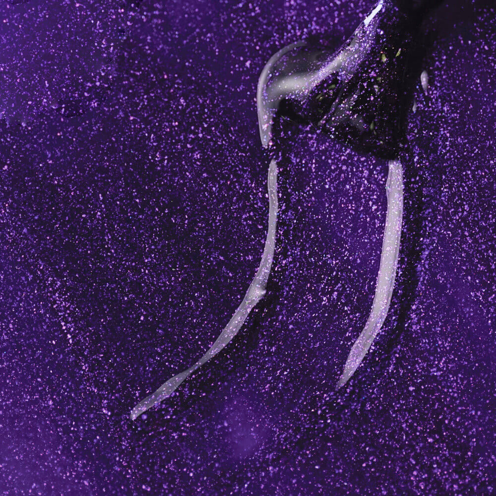 Gel Polish Shellac Glitter Grape