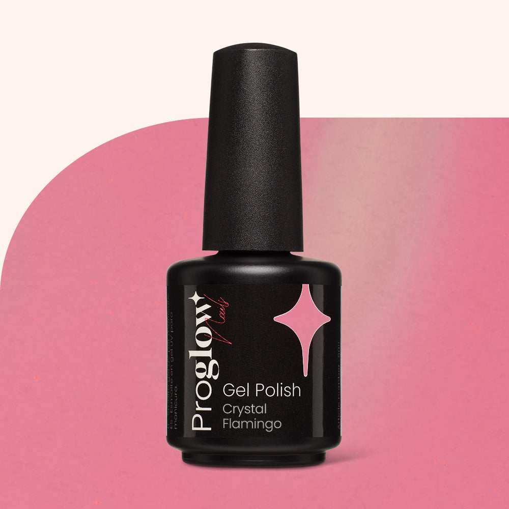 Gel Polish Shellac Crystal Flamingo