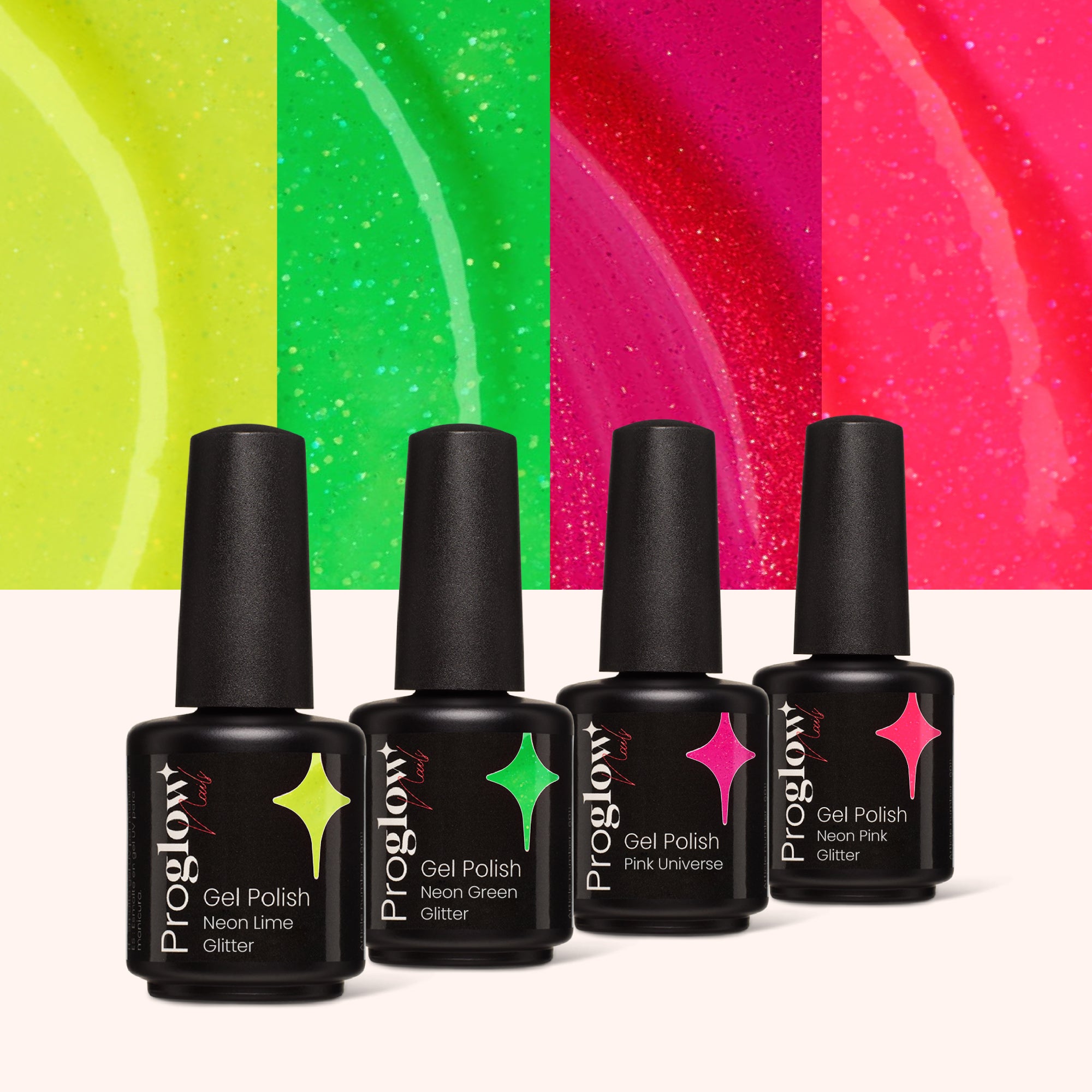 Shellac Neon Glitter Set