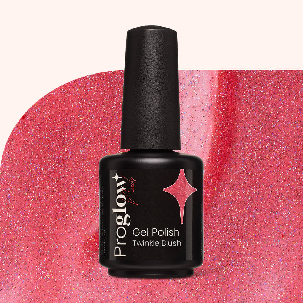 Gel Polish Shellac Twinkle Blush