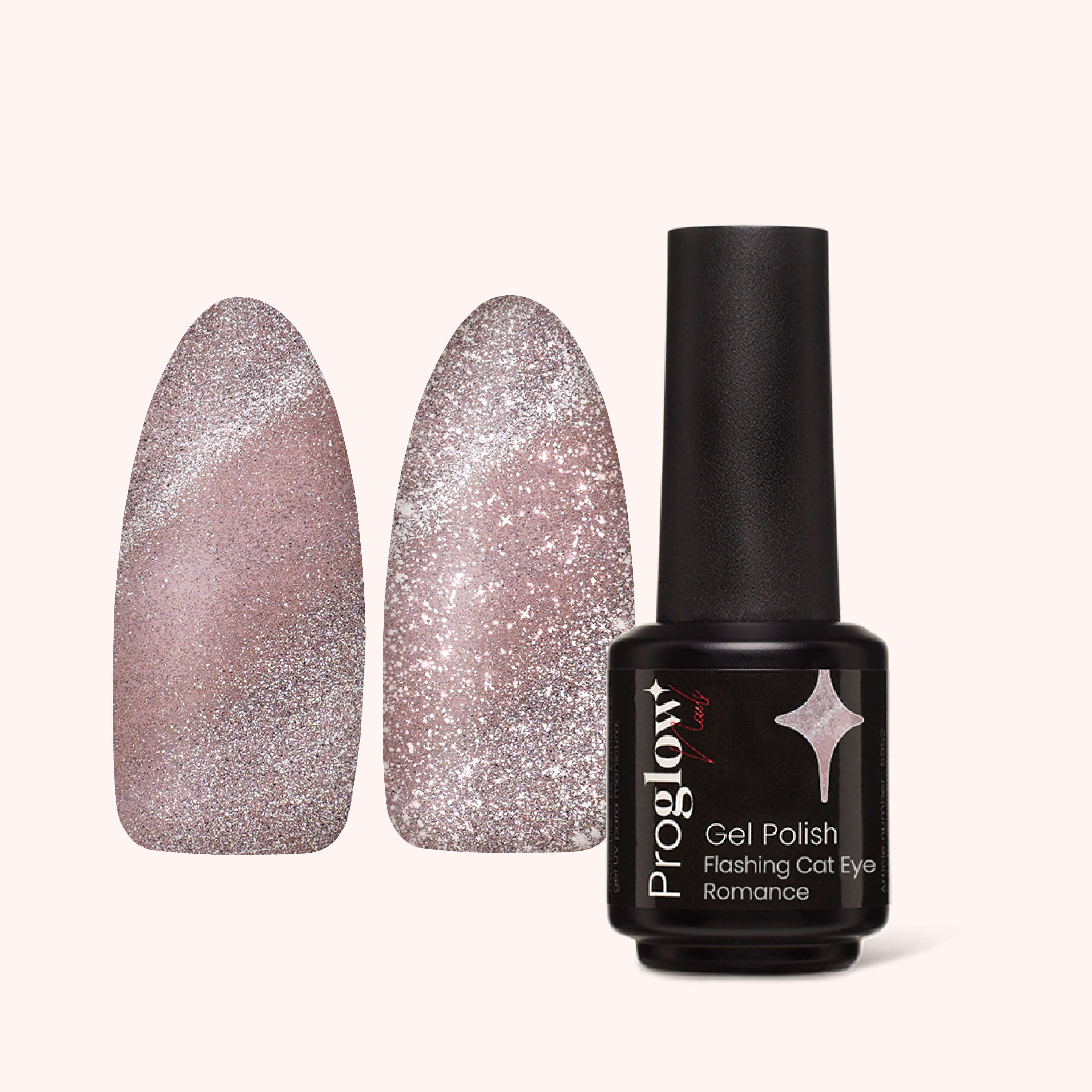 Gel Polish Shellac Flashing Cat Eye Romance