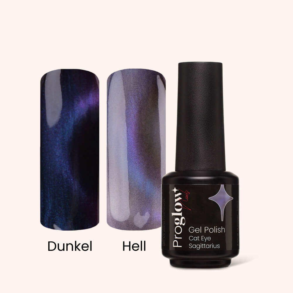 Gel Polish Shellac Cat Eye Sagittarius