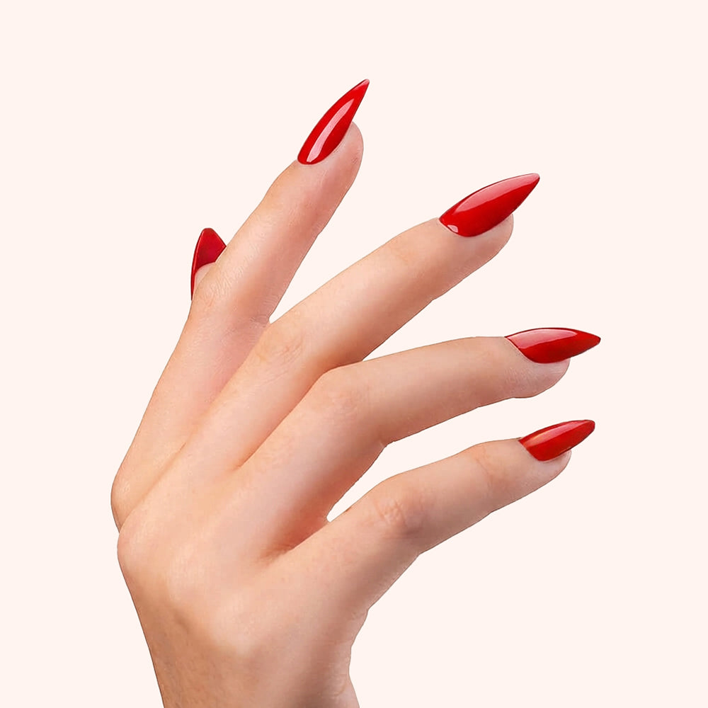 Gel Polish Shellac 3in1 No Wipe Lady Red