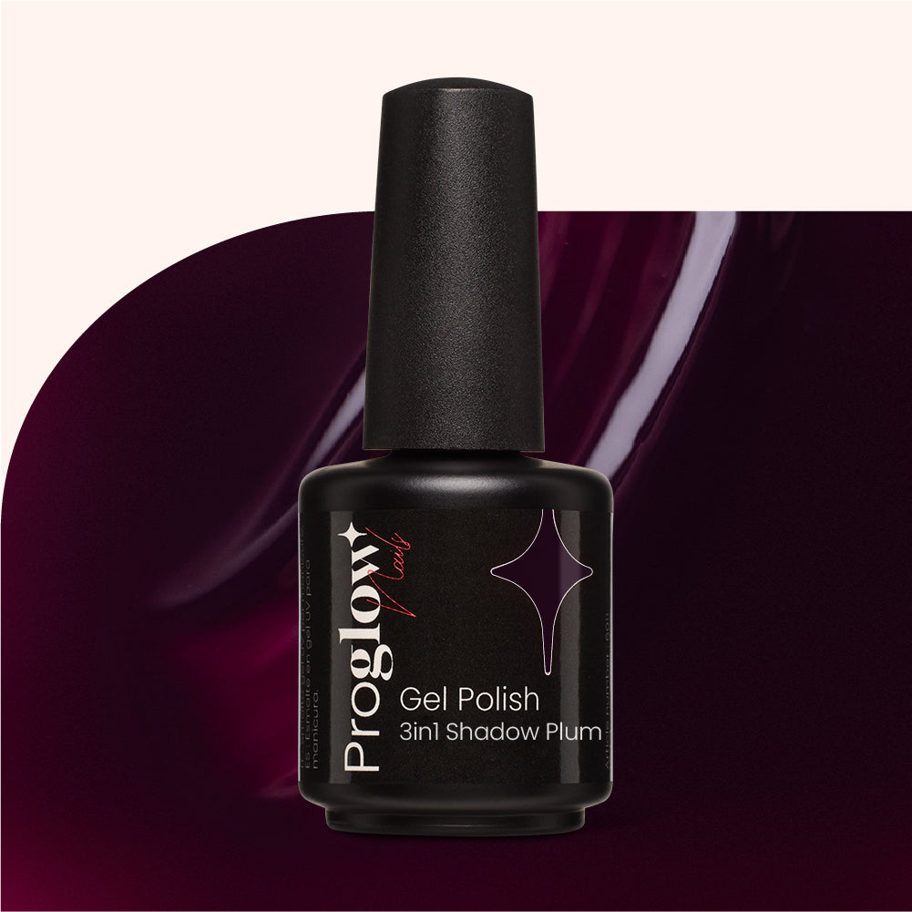 Gel Polish Shellac 3-in-1 No Wipe Shadow Plum